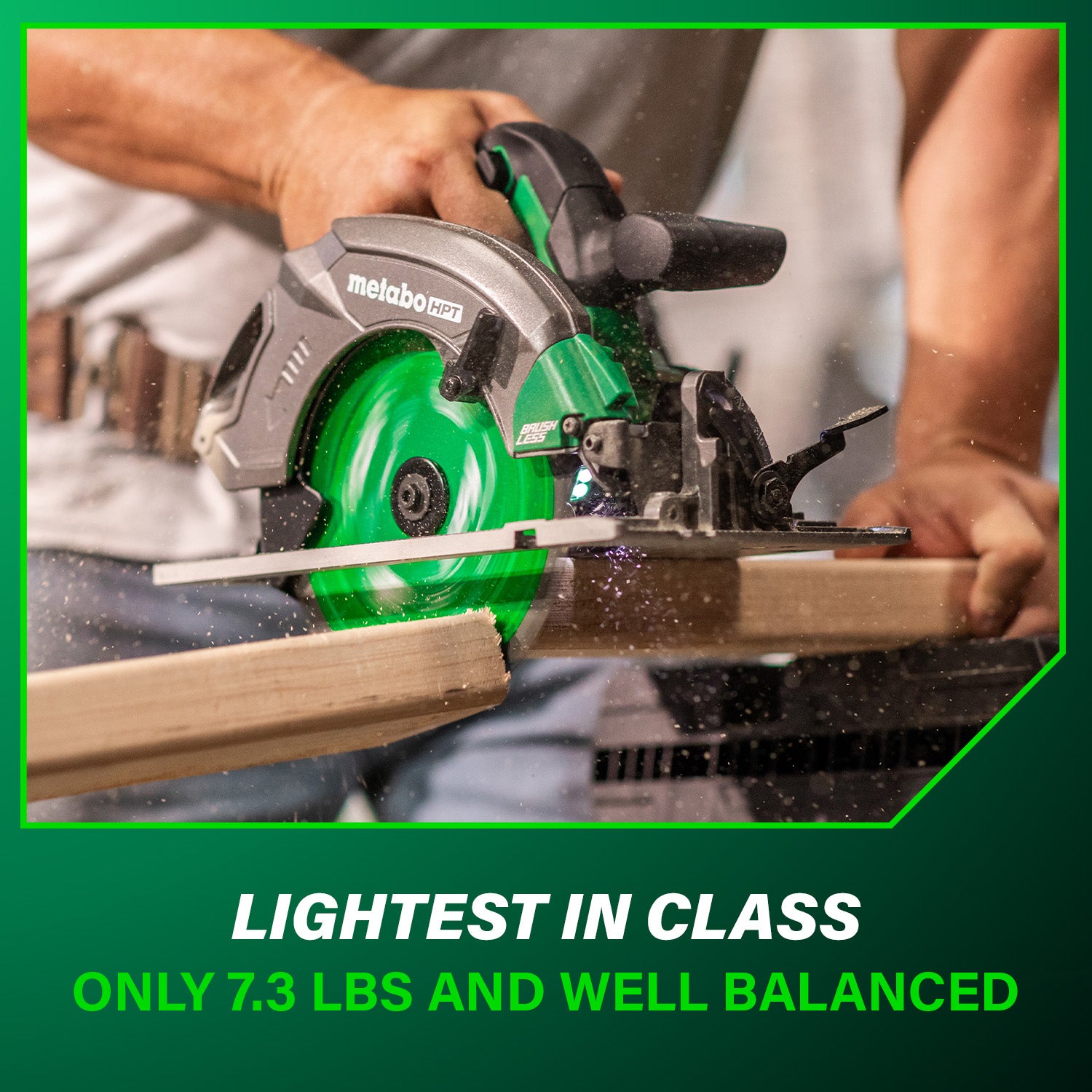 Metabo HPT 18V MultiVolt Scie circulaire sans fil avec lame 7 1/4