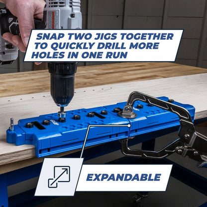 Kreg 1/4" Shelf Pin Jig  Drill Guide for Straight Holes