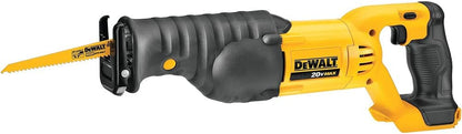Dewalt 20V Max Reciprocating Saw - Tool Only - Yellow