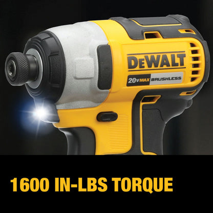 Dewalt 20V Max Cordless Drill Impact Driver 2-Tool Combo Kit