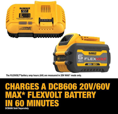 Chargeur de batterie rapide Dewalt 20V 60V Max Lithium-Ion refroidi par ventilateur