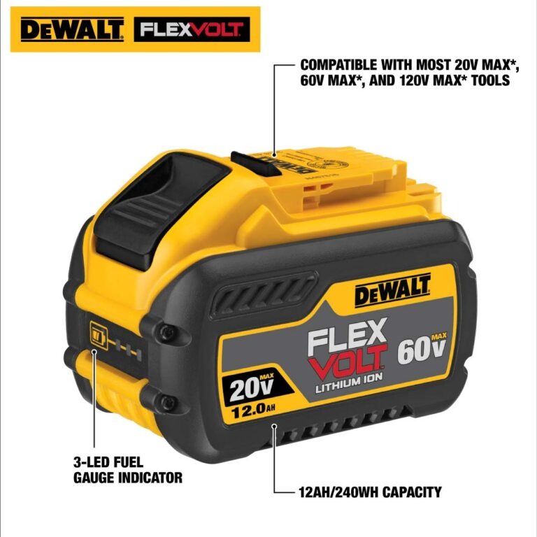 Batterie Dewalt Flexvolt 20V/60V Max 12.0 Ah