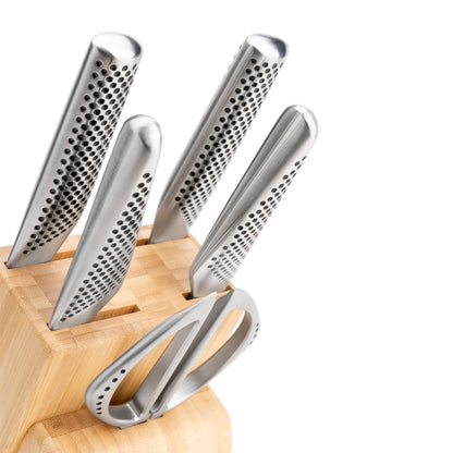 Global Takashi Knife Block Set - 6 PC