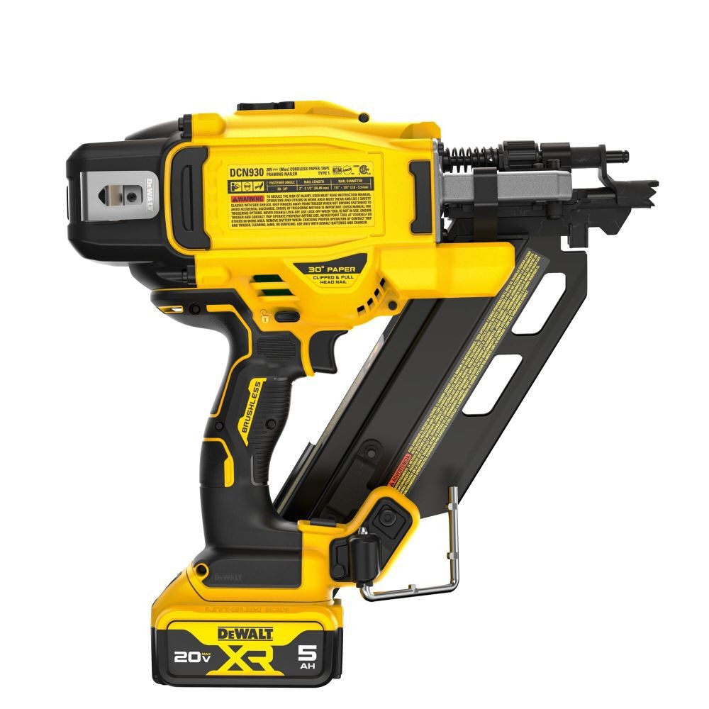 Dewalt 20V 30 Deg framing nailer kit