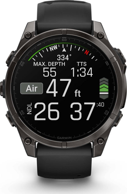 Garmin Fenix 8 47mm Amoled - Sapphire Carbon Gray