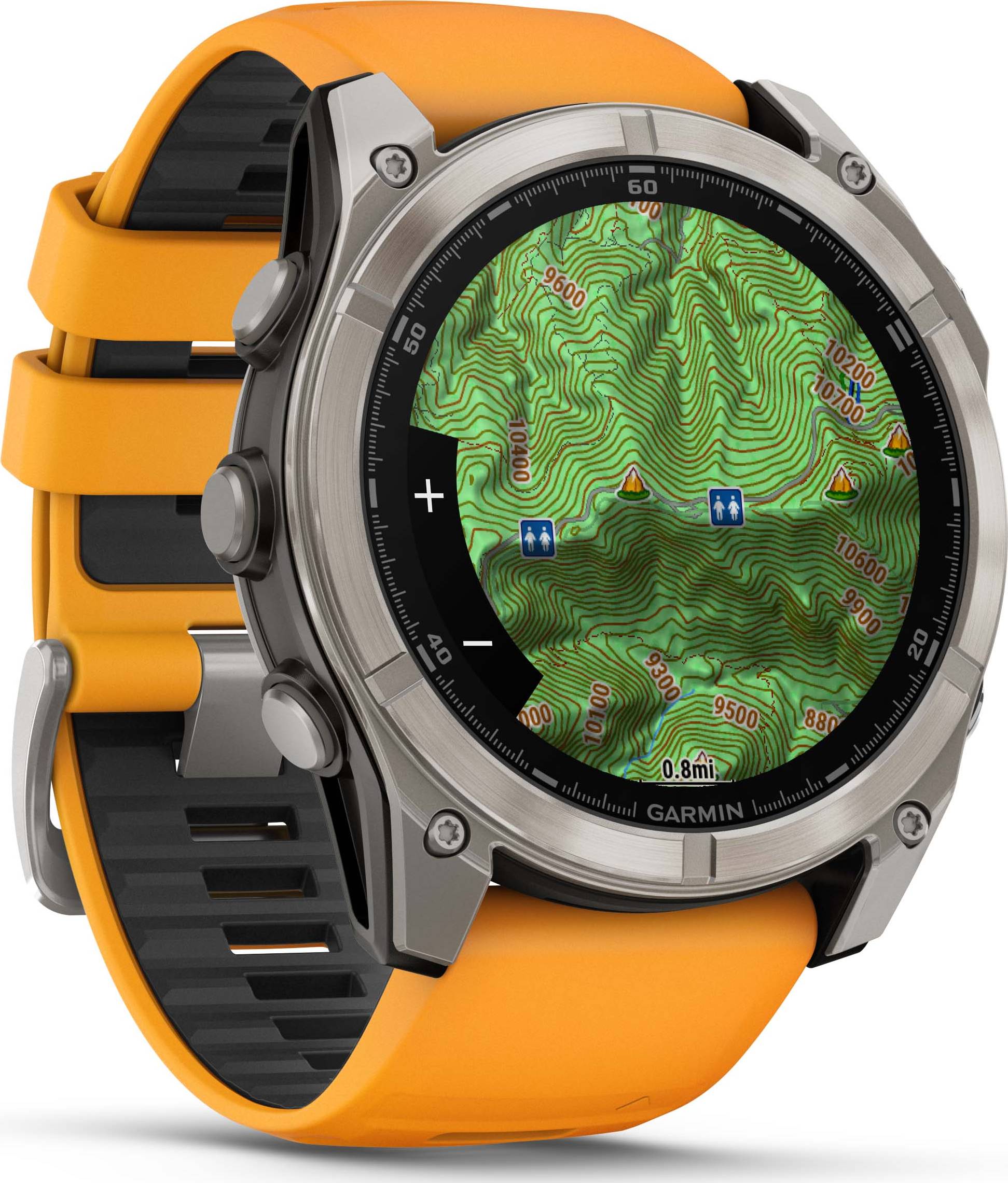 GARMIN FÉNIX 8 GPSウォッチ 51MM Garmin fēnix 8 51mm AMOLED Bluetooth Multisport Smartwatch - Black