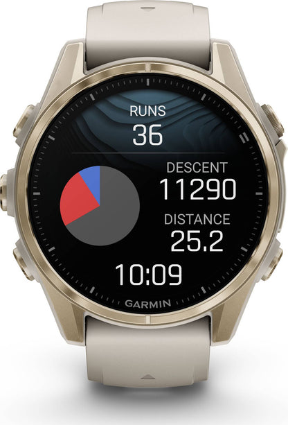 Garmin Fenix 8 43mm Amoled - Sapphire Soft Gold