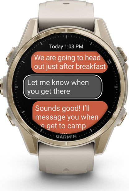 Garmin Fenix 8 43mm Amoled - Sapphire Soft Gold