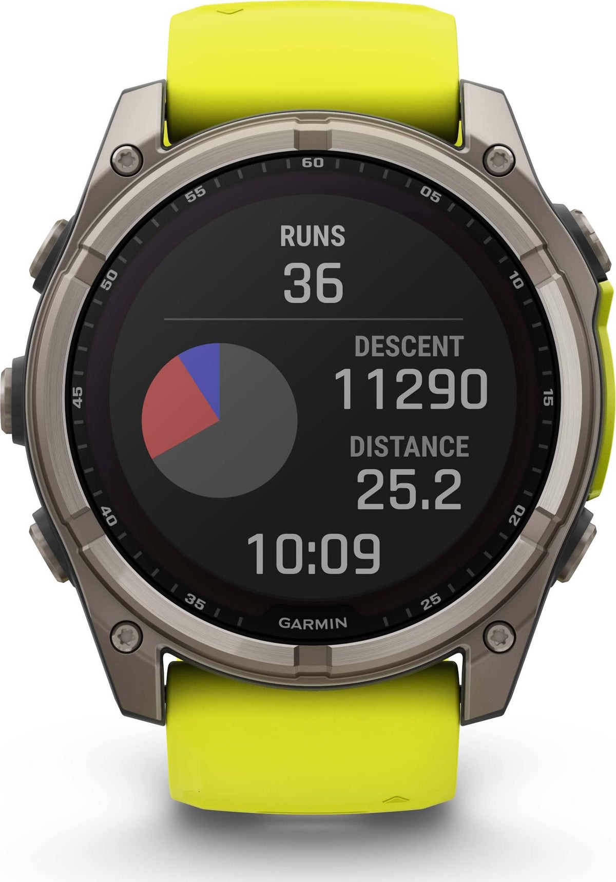 Garmin Fenix 8 51mm Solar Sapphire - Amp Yellow