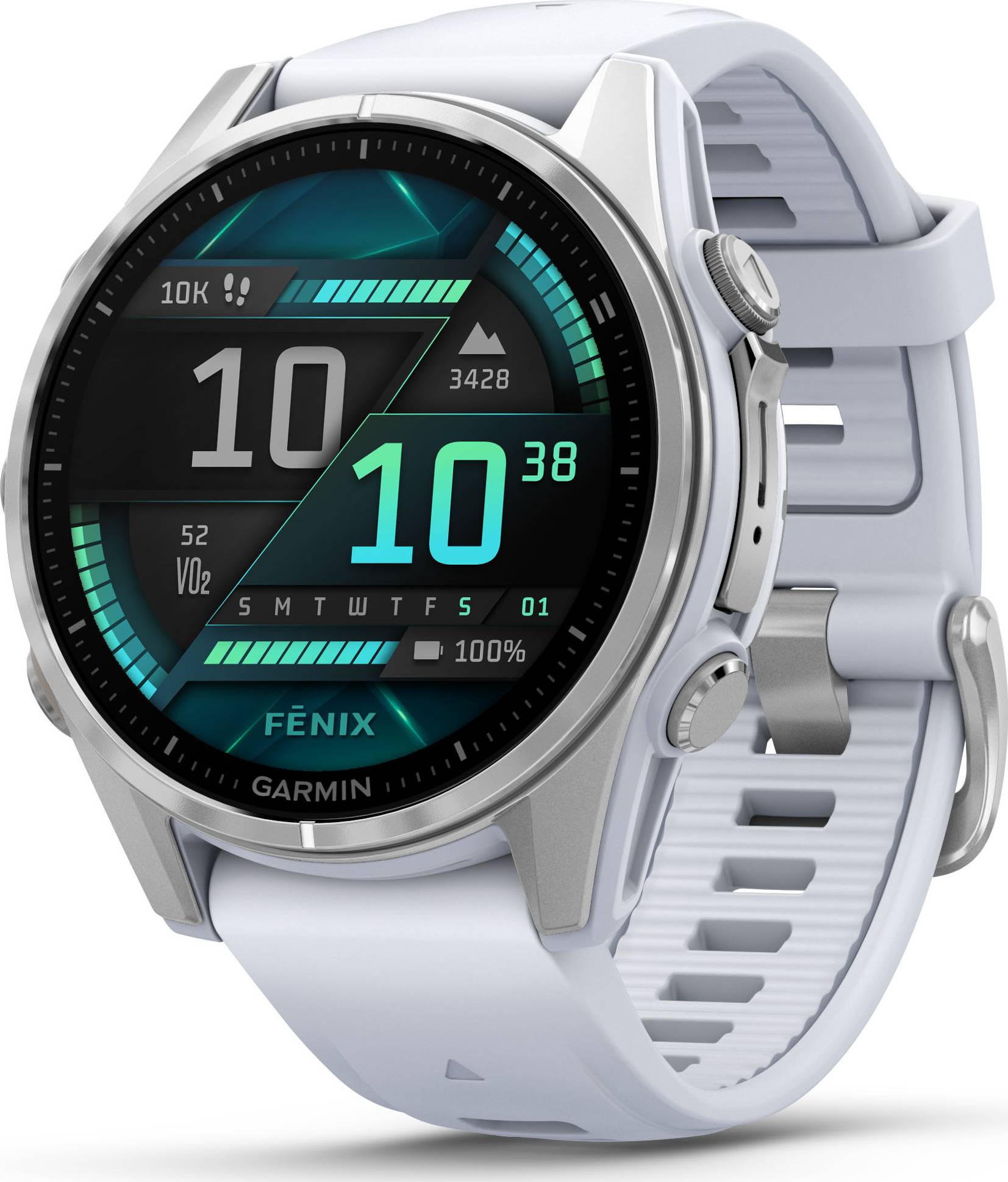 Garmin Fenix 8 43mm Amoled - Silver