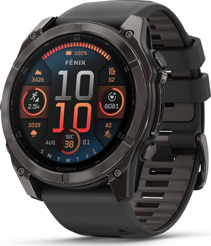 Garmin Fenix 8 51mm Amoled Sapphire-  Carbon Gray