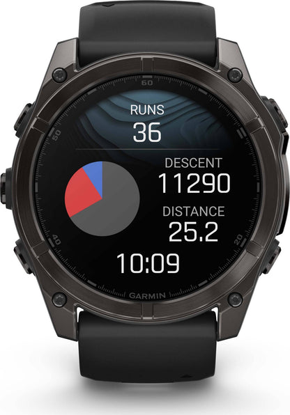 Garmin Fenix 8 51mm Amoled Sapphire-  Carbon Gray
