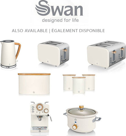 Swan Nordic 2 Slice Toaster - White