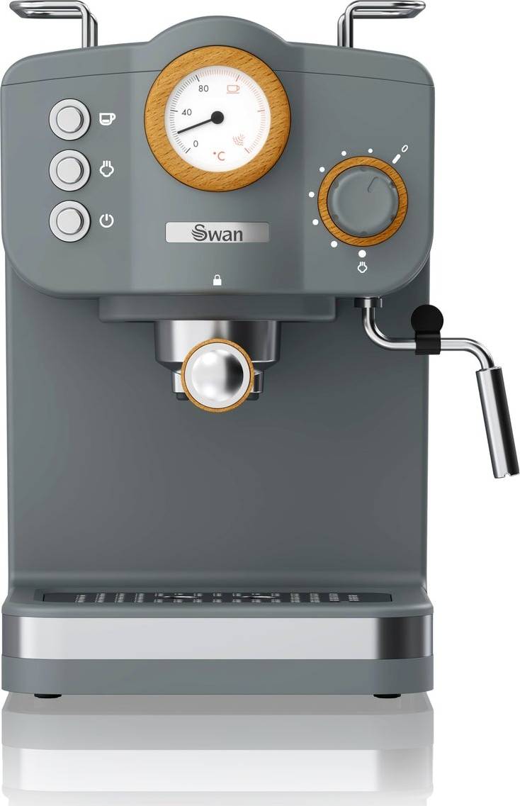 Swan Nordic Pump Espresso Coffee Machine - Grey