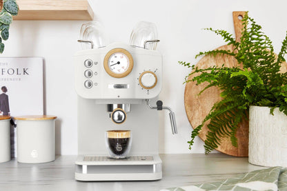 Swan Nordic Pump Espresso Coffee Machine - White