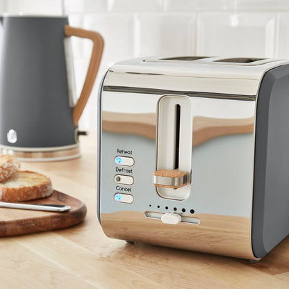 Swan Nordic 2 Slice Toaster - Grey