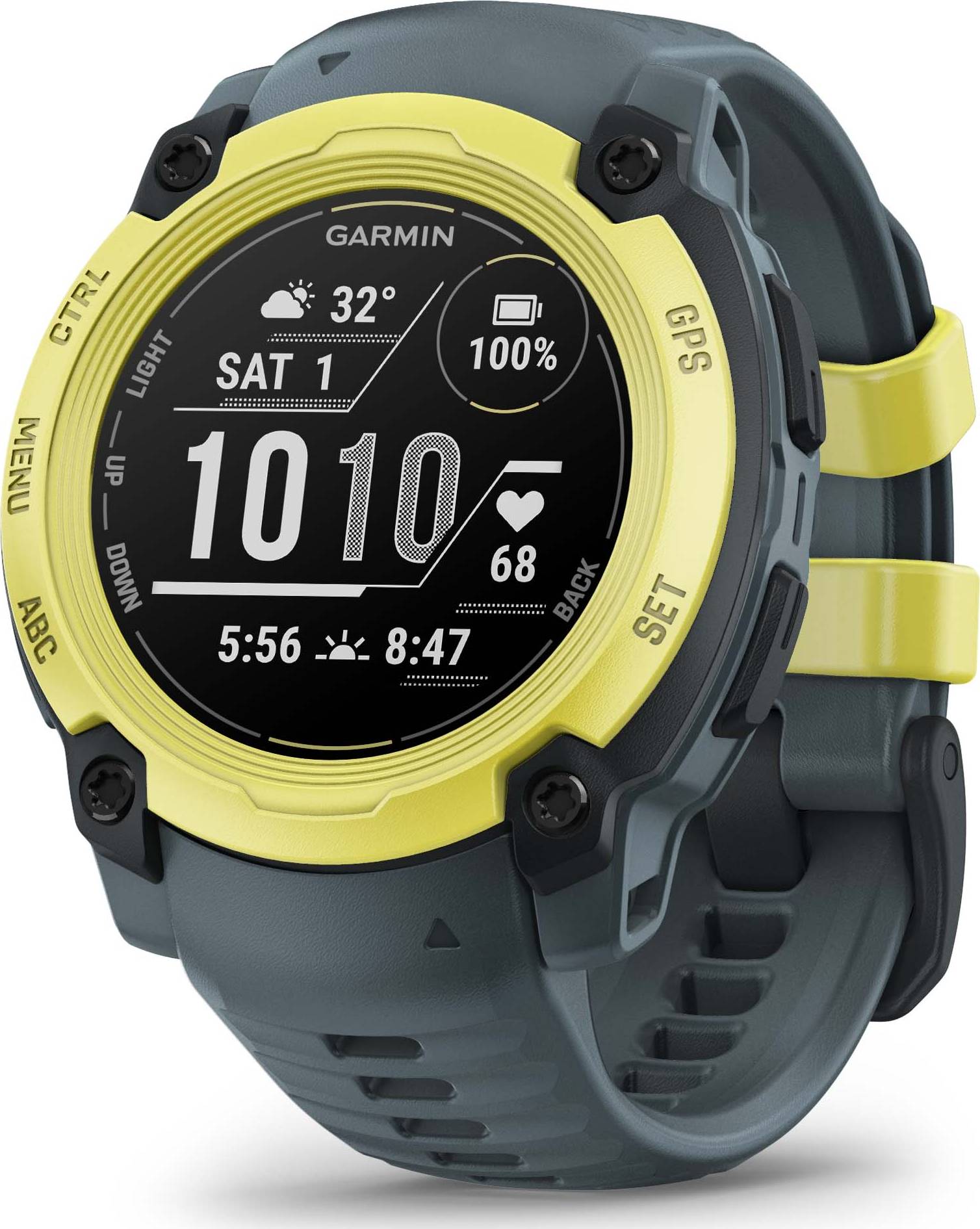 Garmin InstinctE 40mm Smartwatch-Electric Lime/Twilight