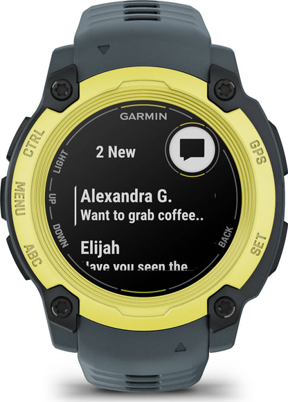 Garmin InstinctE 40mm Smartwatch-Lime électrique/Crépuscule