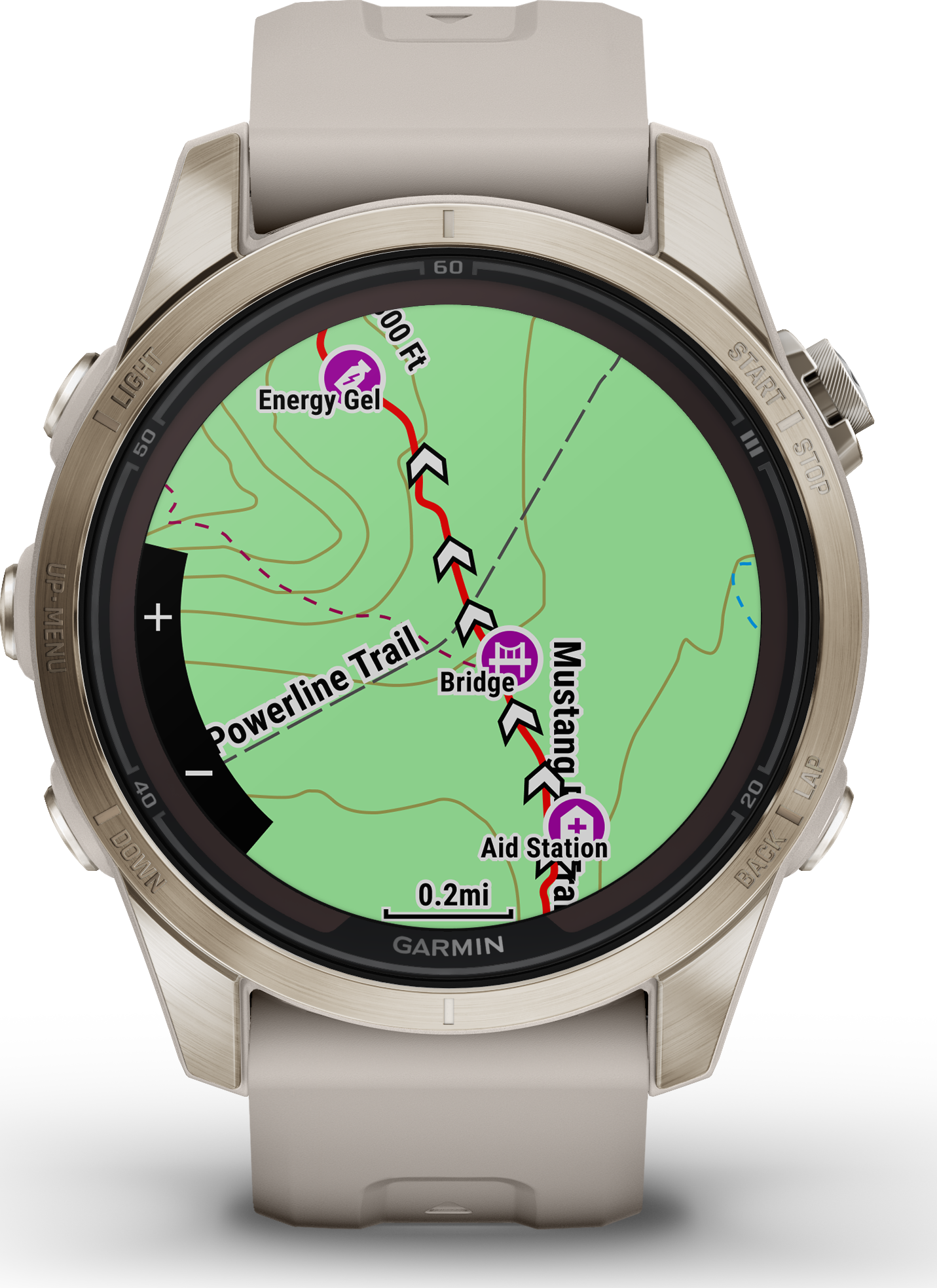 Garmin Fēnix 7S Pro Sapphire Solar Smartwatch-Sand