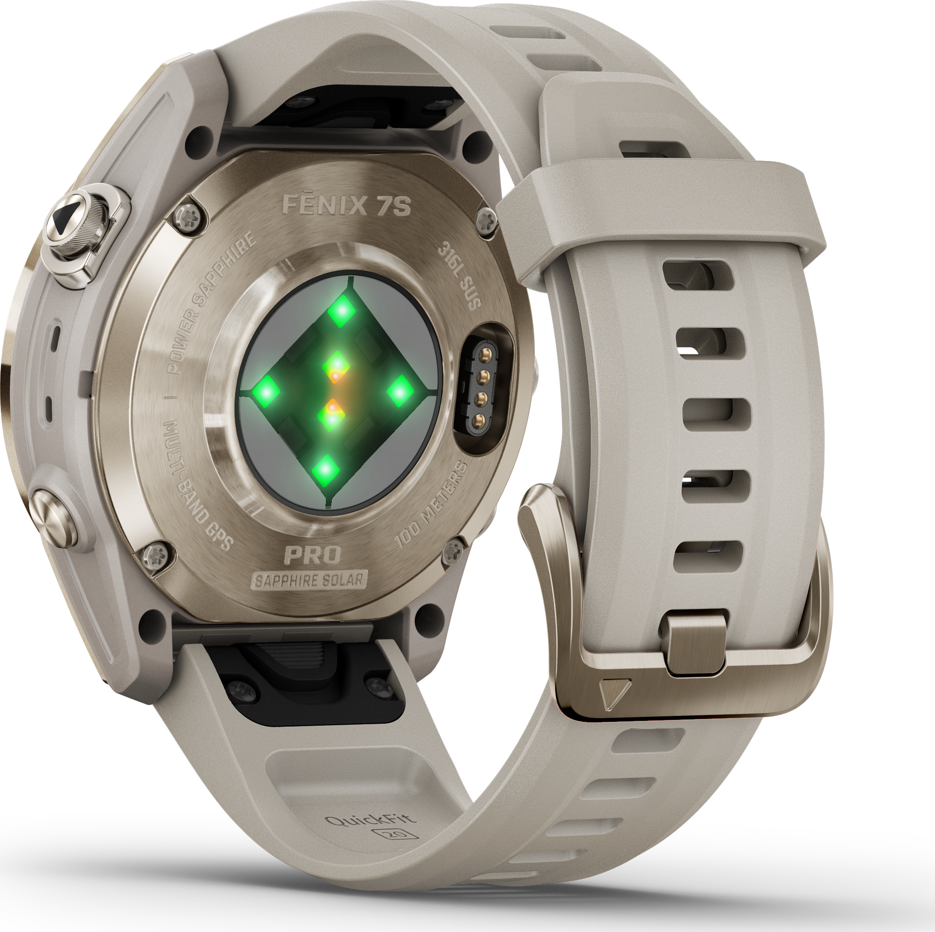 Garmin Fēnix 7S Pro Sapphire Solar Smartwatch-Sand