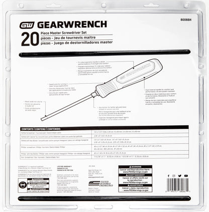 Screw Driver- 20 Piece Set