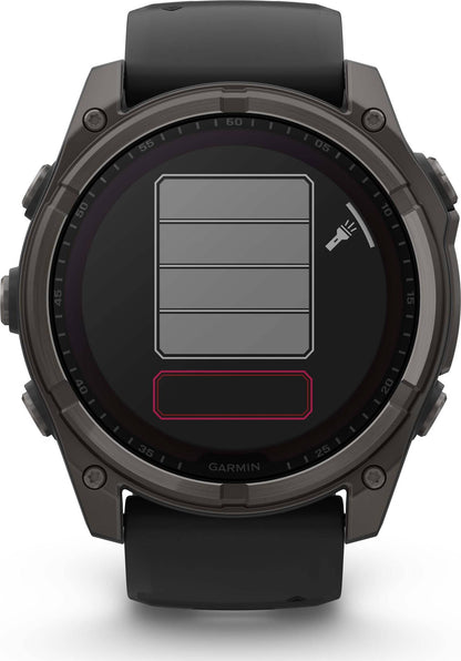 Garmin Fenix 8 51mm Solar Sapphire - Carbon Gray