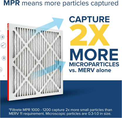 Filtrete 12 x 24 x 1 MPR1000 Furnace Filter - 6 Pack