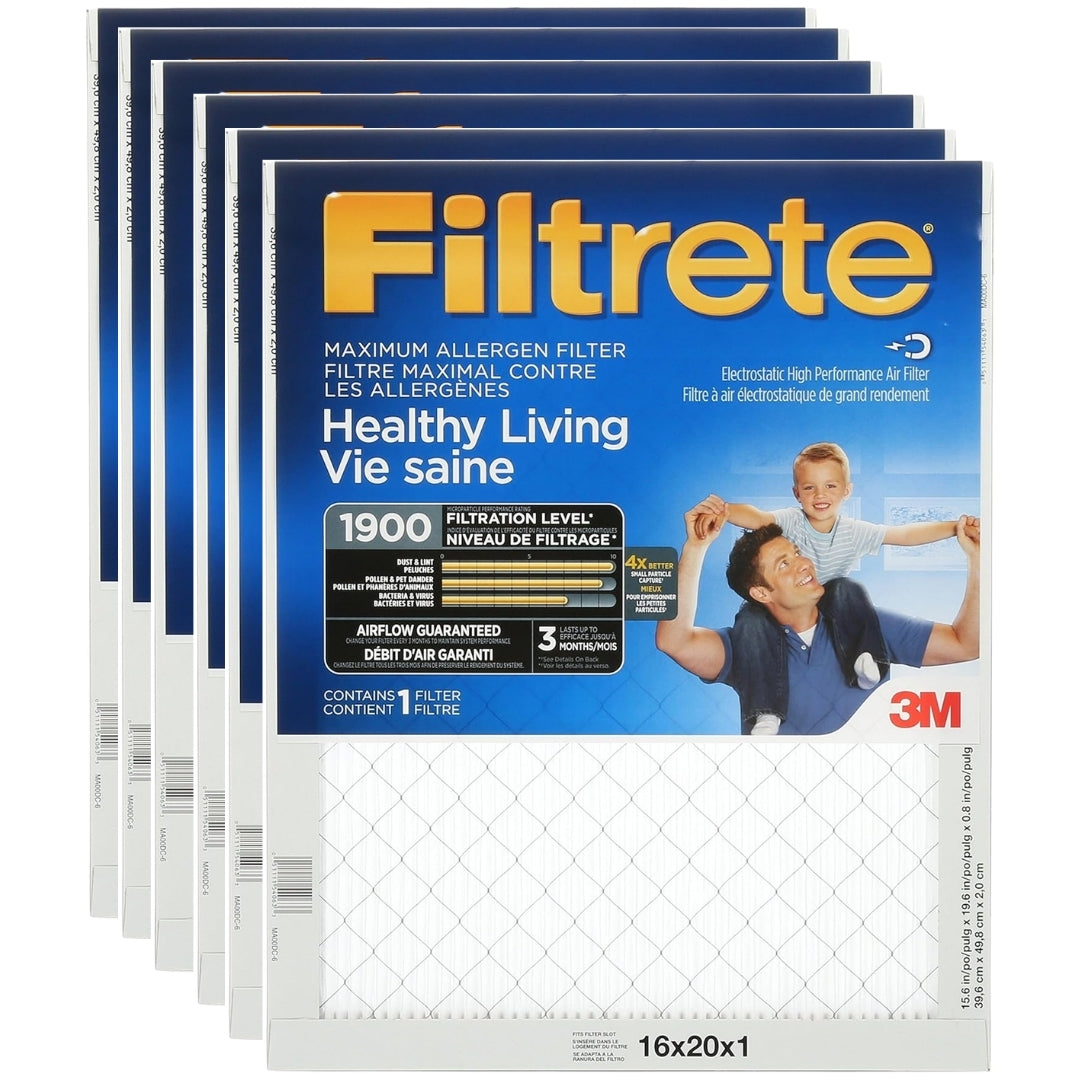 Filtrete 16 x 20 x 1 MPR1900 Furnace Filter - 6 Pack