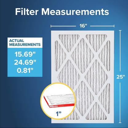 Filtrete 16 x 25 x 1 MPR1000 Furnace Filter - 6 Pack