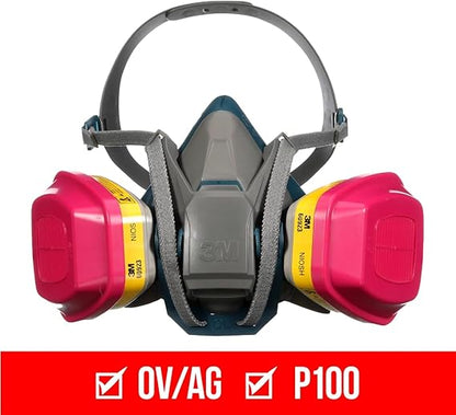 Respirateur polyvalent de sécurité 3M avec fermeture rapide