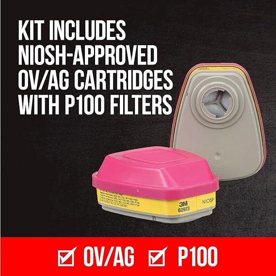 3M Safety Multi Purpose Respirator with Quick Latch