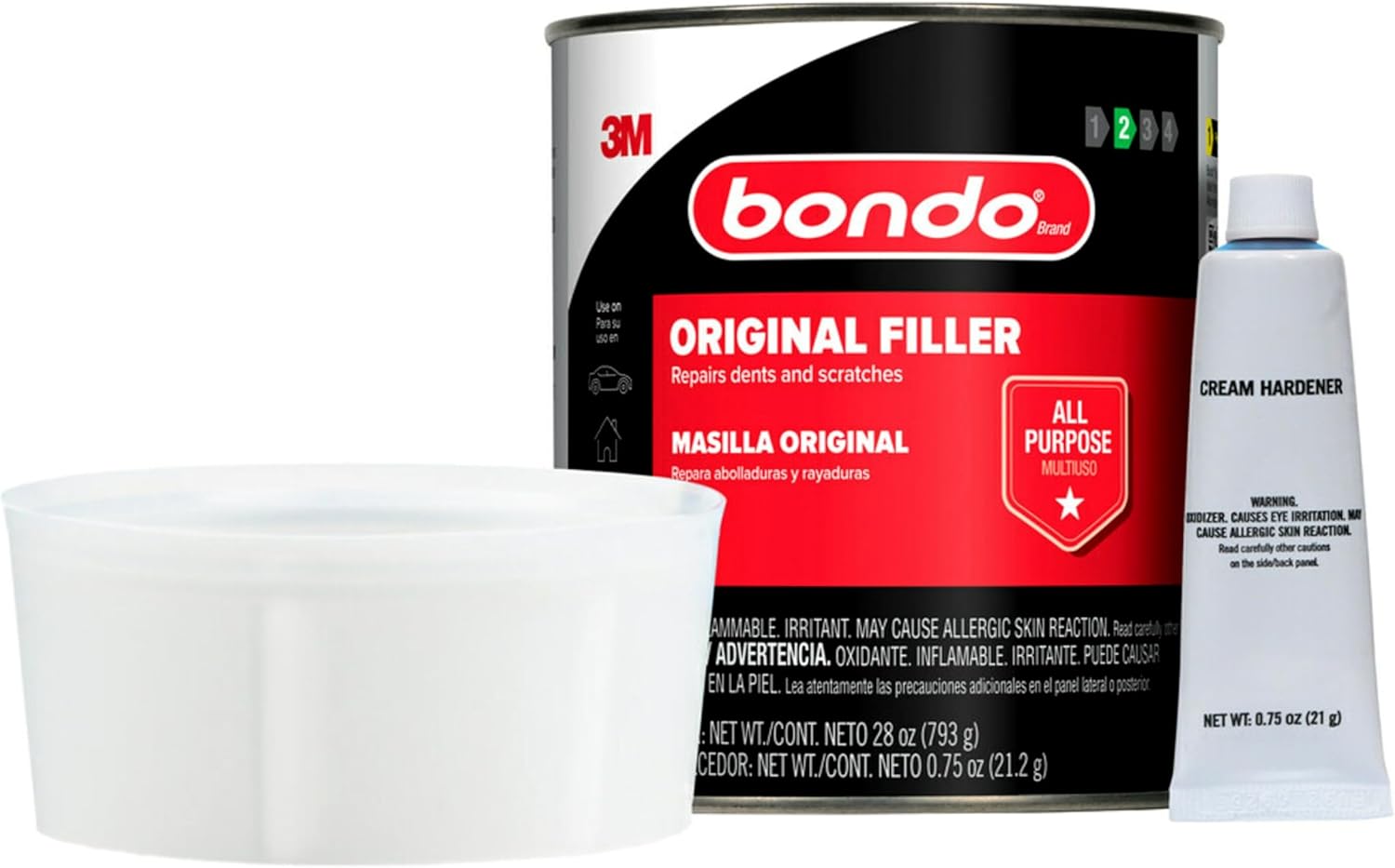 Bondo Remplissage de carrosserie 1.87Lb