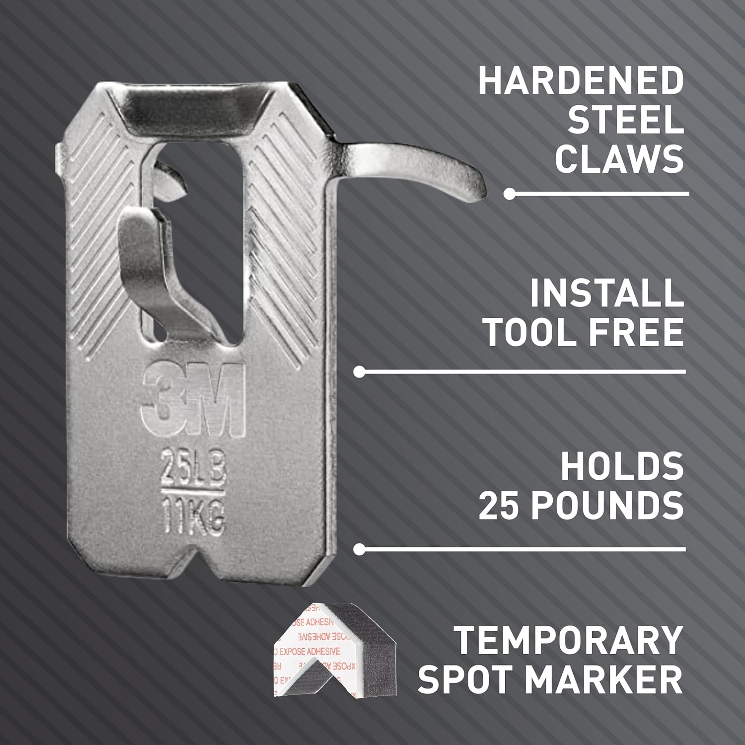 3M Claw Drywall Picture Hanger - 10 Markers