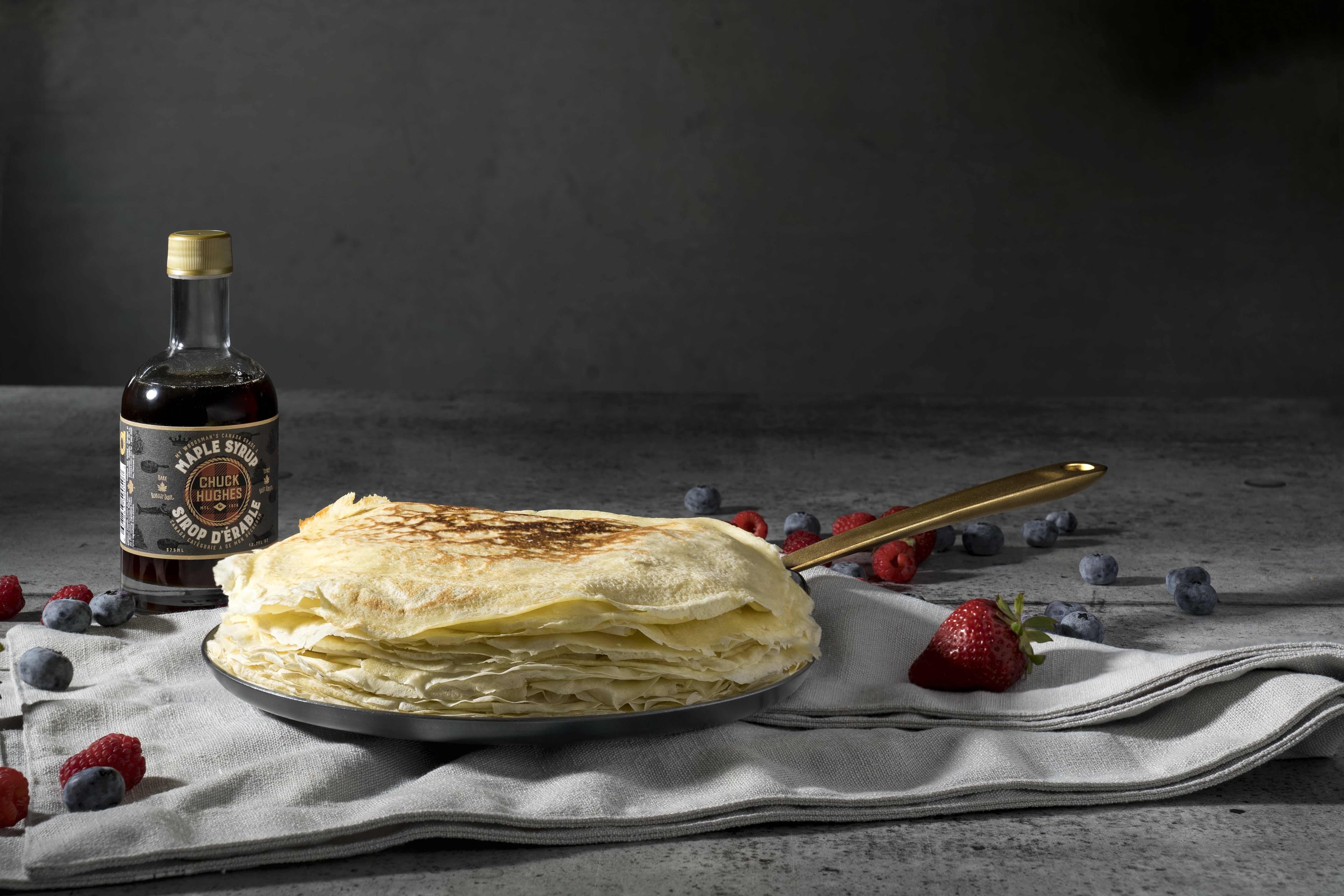 Chuck Hughes Crepe Pan Carbon Steel 10"