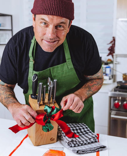 Chuck Hughes Damascus Knife Pairing Knife 3"