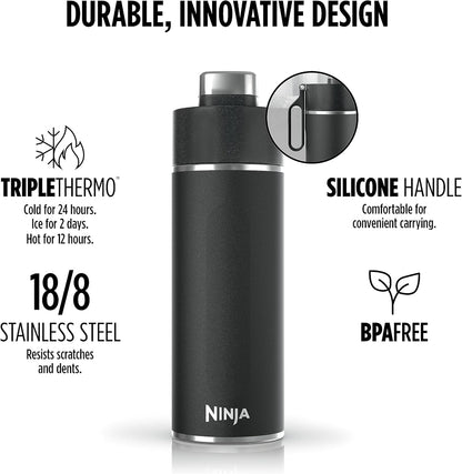 Ninja Thirsti 709mL Travel Bottle Black