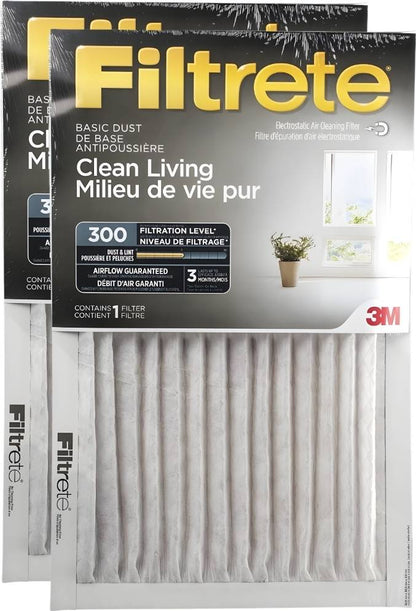 Filtrete 16 x 20 x 1 MPR300 Furnace Filter - 2 Pack