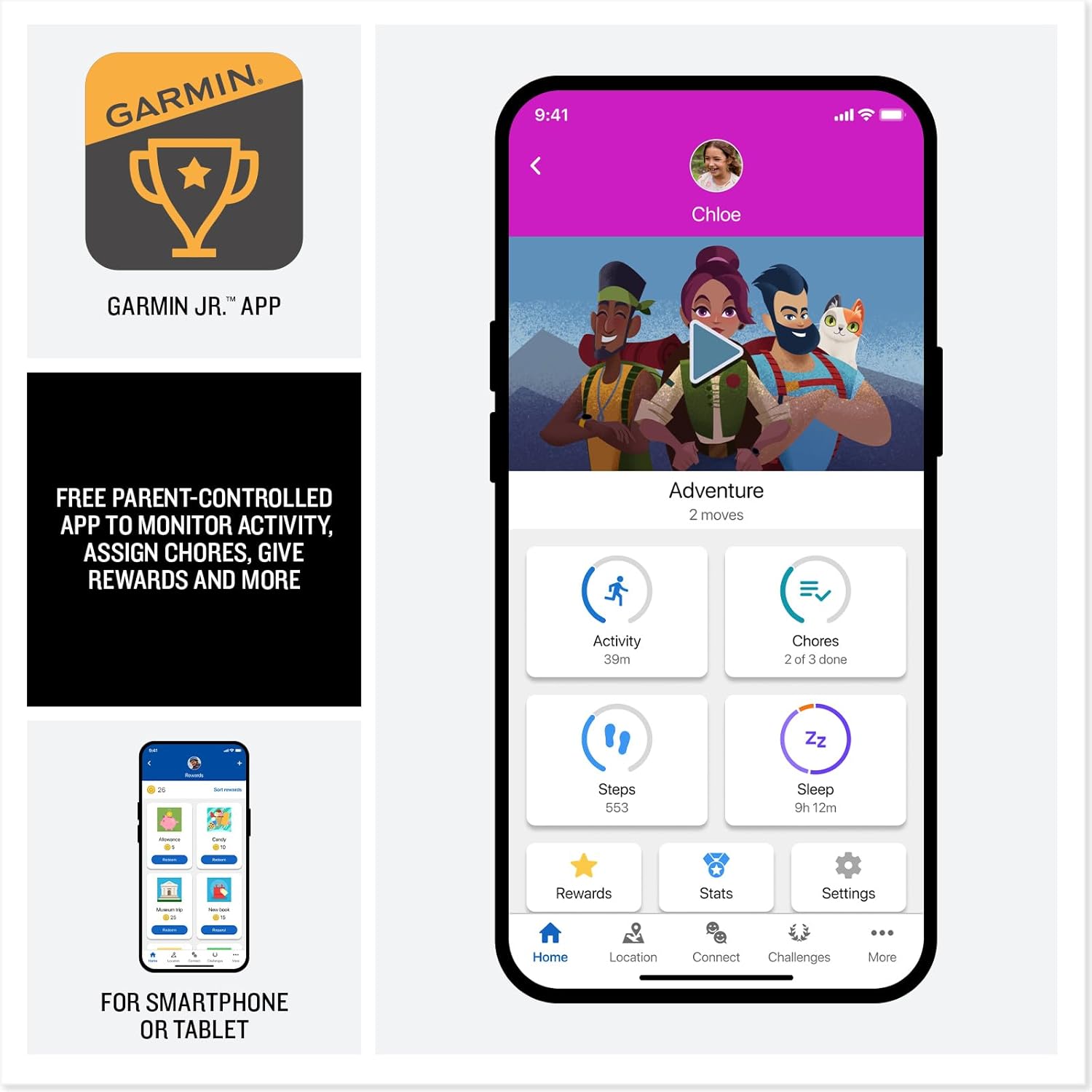 Garmin Bounce2 Smartwatch SlateGray