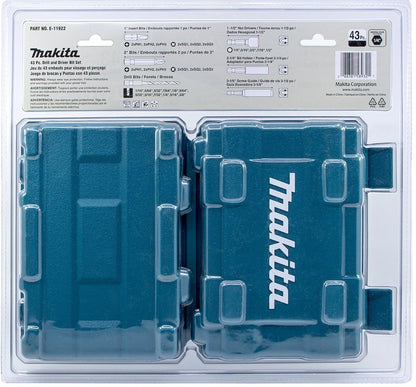 Makita Countersink & Driver Bit Assorted Accessory Kit - 33 PC