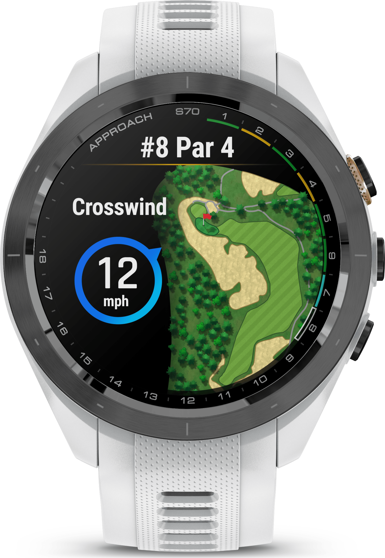 Garmin Approach S70 42mm - Noir Peach