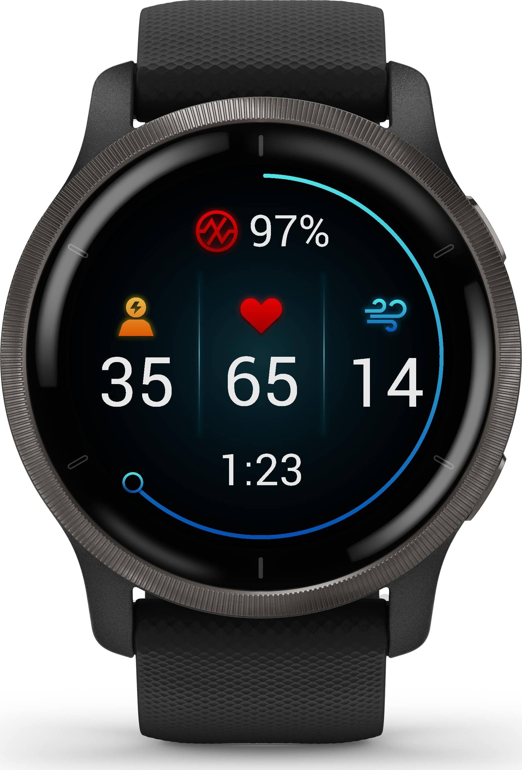 Garmin Venu 2 45mm Smartwatch Noir
