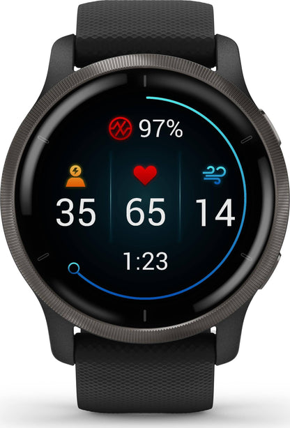 Garmin Venu 2 45mm Smartwatch Noir