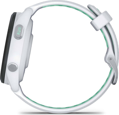 Garmin Forerunner265s Smartwatch - Whitestone & Neo Tropic