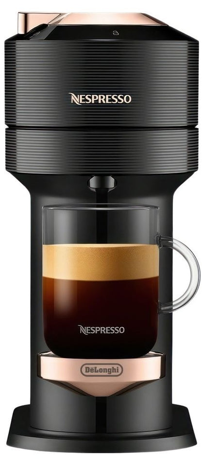 Nespresso Vertuo Next Premium Coffee & Espresso Machine by De'Longhi - Black Rose Gold
