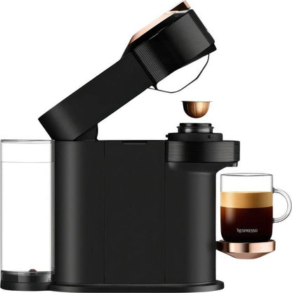 Nespresso Vertuo Next Premium Coffee & Espresso Machine by De'Longhi - Black Rose Gold