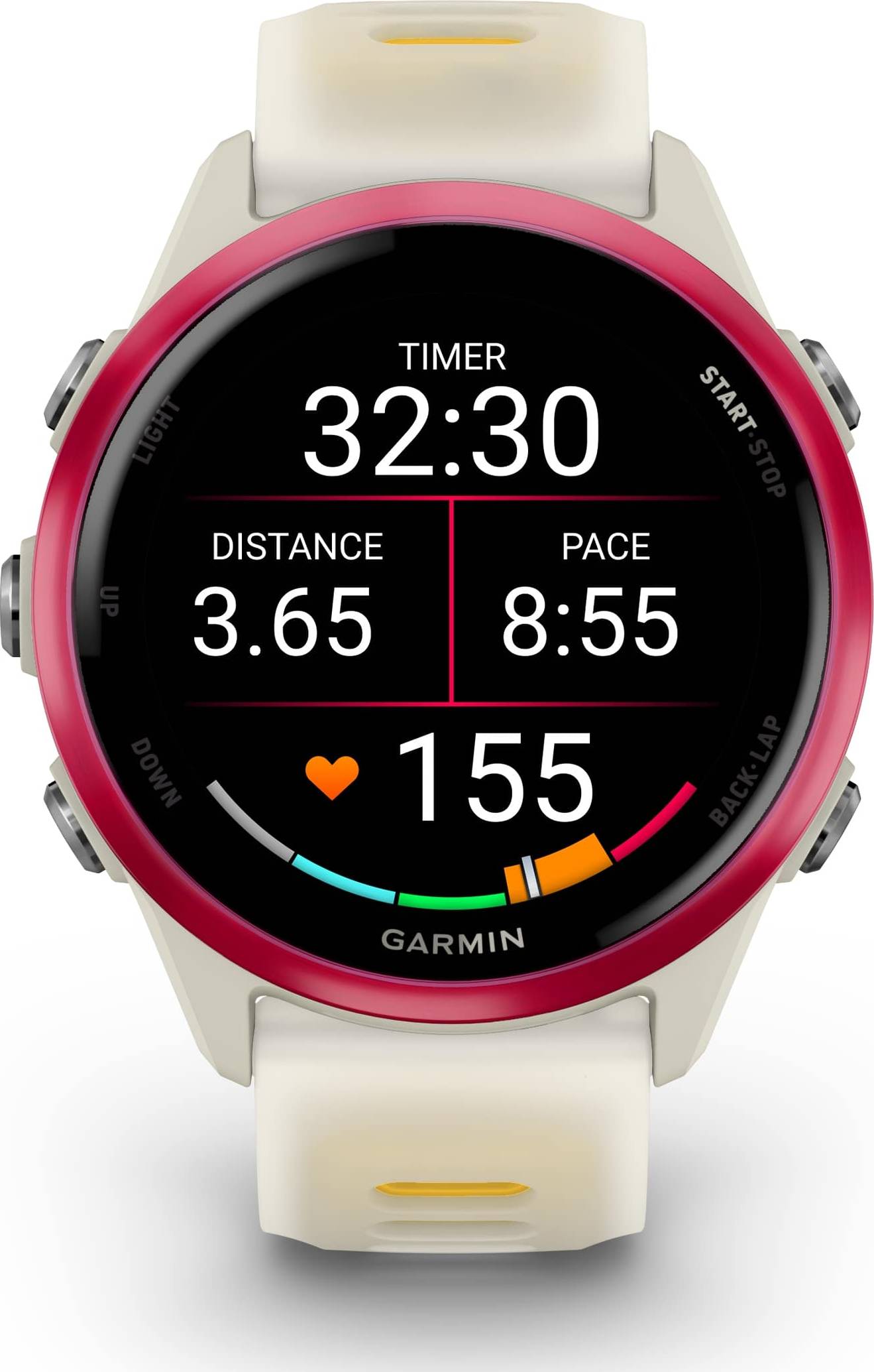 Garmin Forerunner 570 42mm - Bone Raspberry Mango