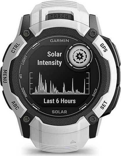 Garmin Instinct 2X Solar  GPS Smartwatch - Whitestone