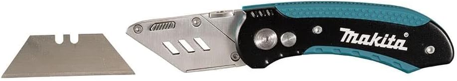 Couteau utilitaire pliant à changement rapide Makita - 10 lames