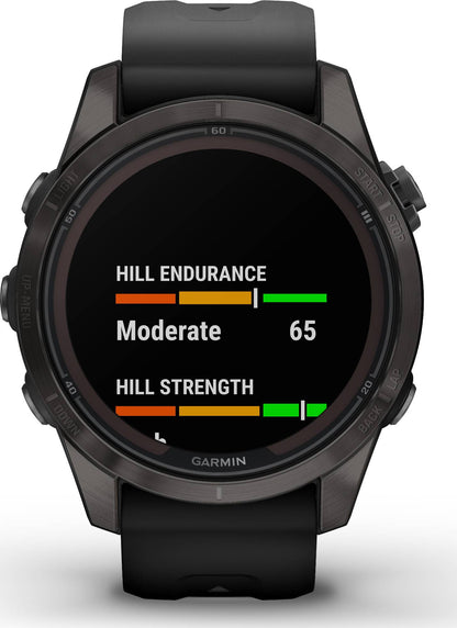 Garmin Fenix 7S Pro Sapphire Solar Multisport GPS Smartwatch - Black