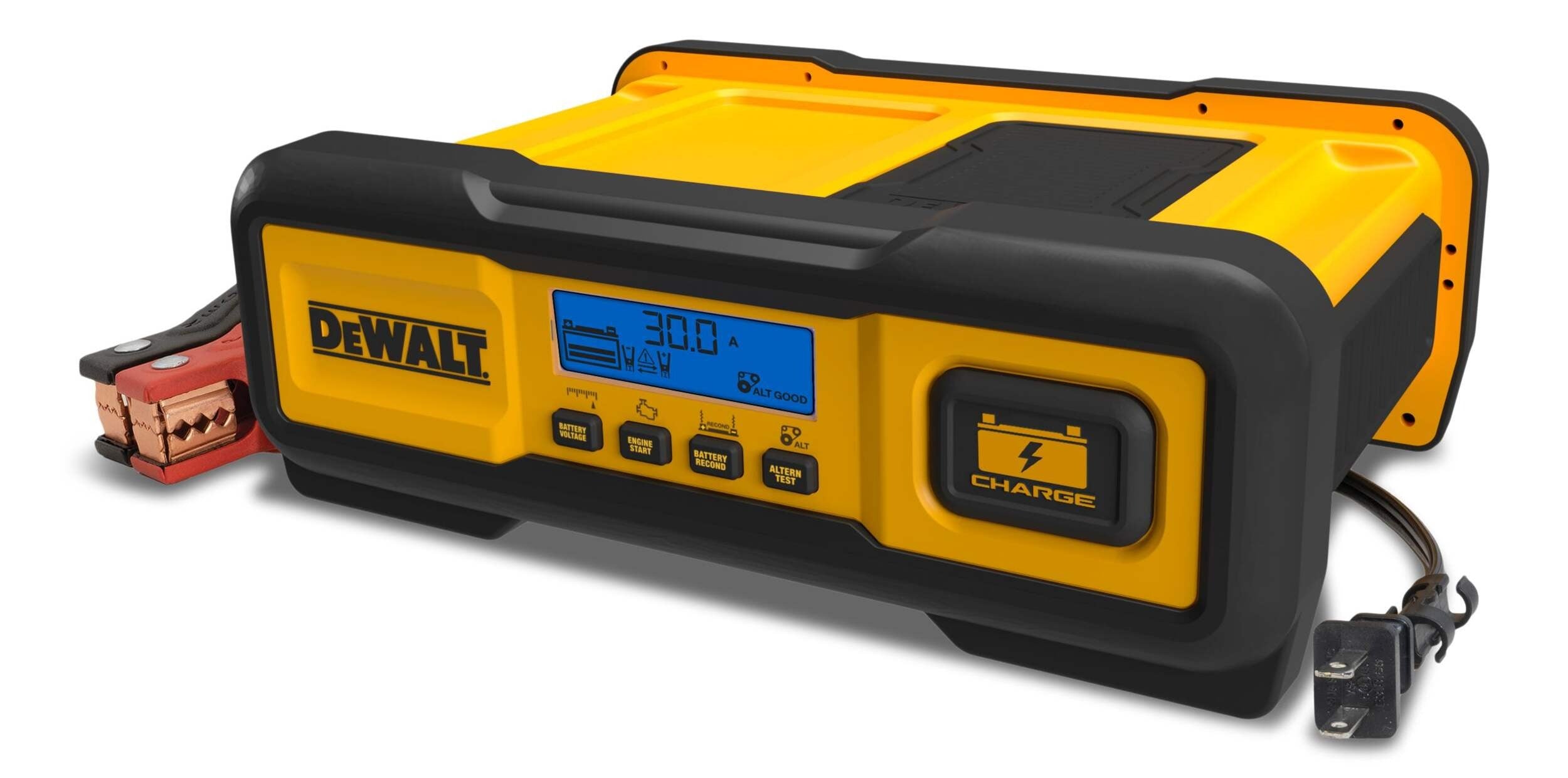 Chargeur de batterie professionnel Dewalt 30A avec démarrage du moteur